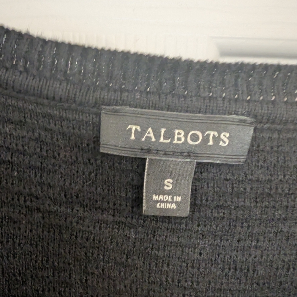 TALBOTS Ribbed Crewneck Sweater - Picture 3 of 6
